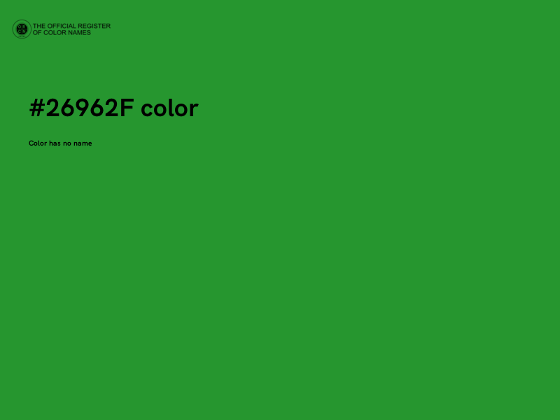 #26962F color image