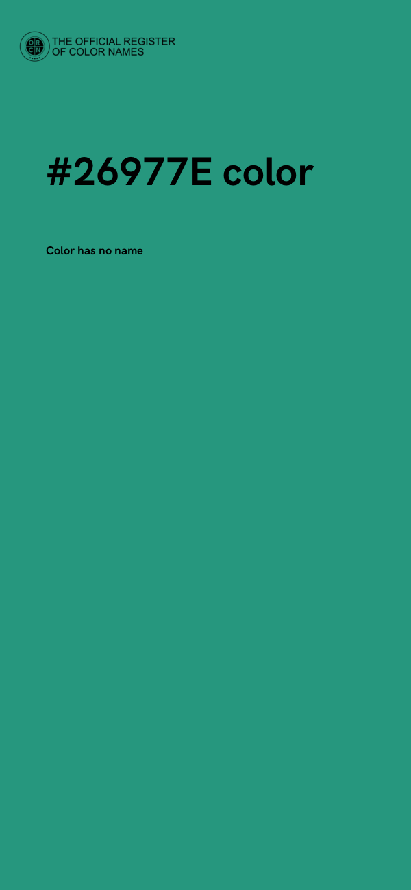 #26977E color image