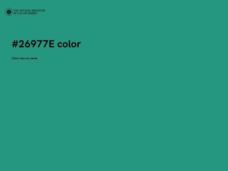 #26977E color image