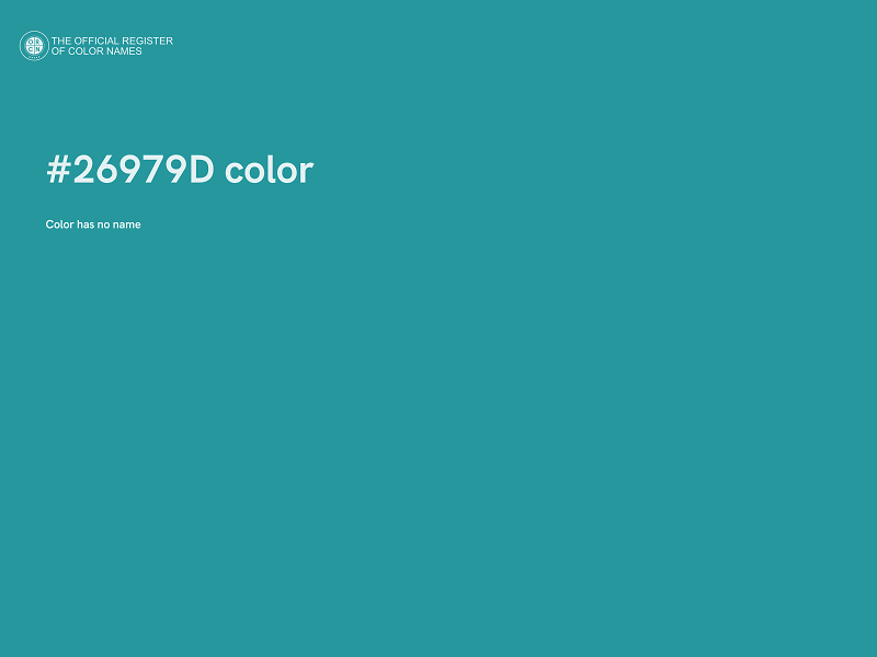 #26979D color image