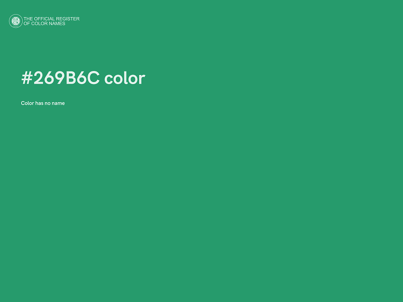 #269B6C color image