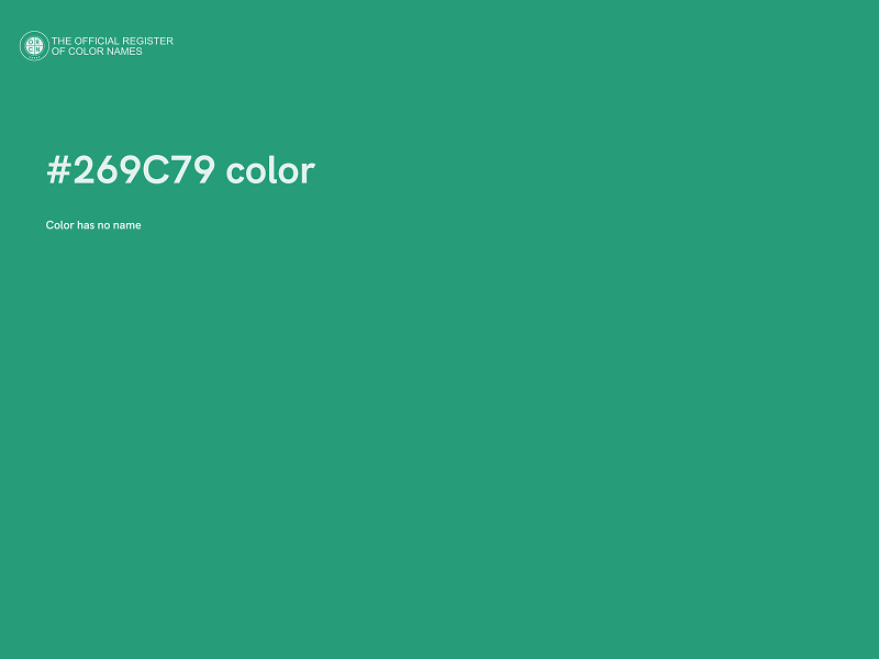 #269C79 color image