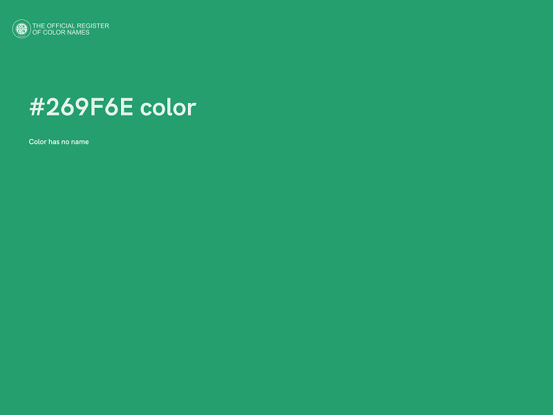 #269F6E color image