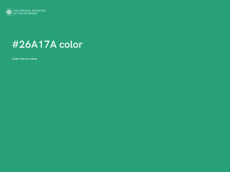 #26A17A color image