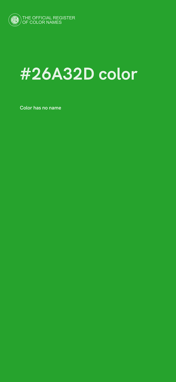 #26A32D color image