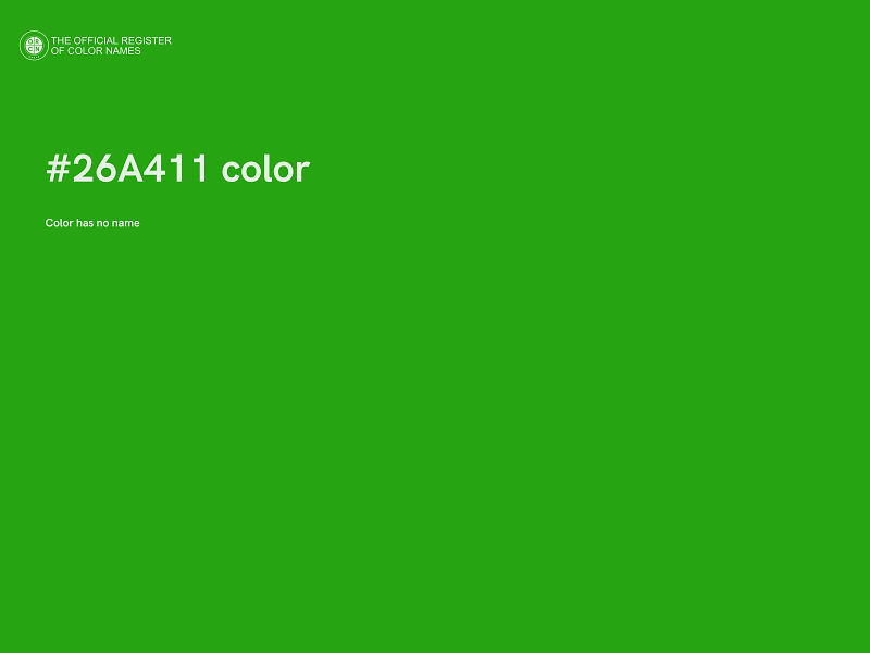 #26A411 color image