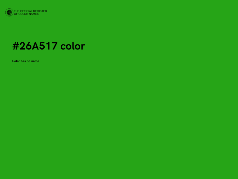 #26A517 color image