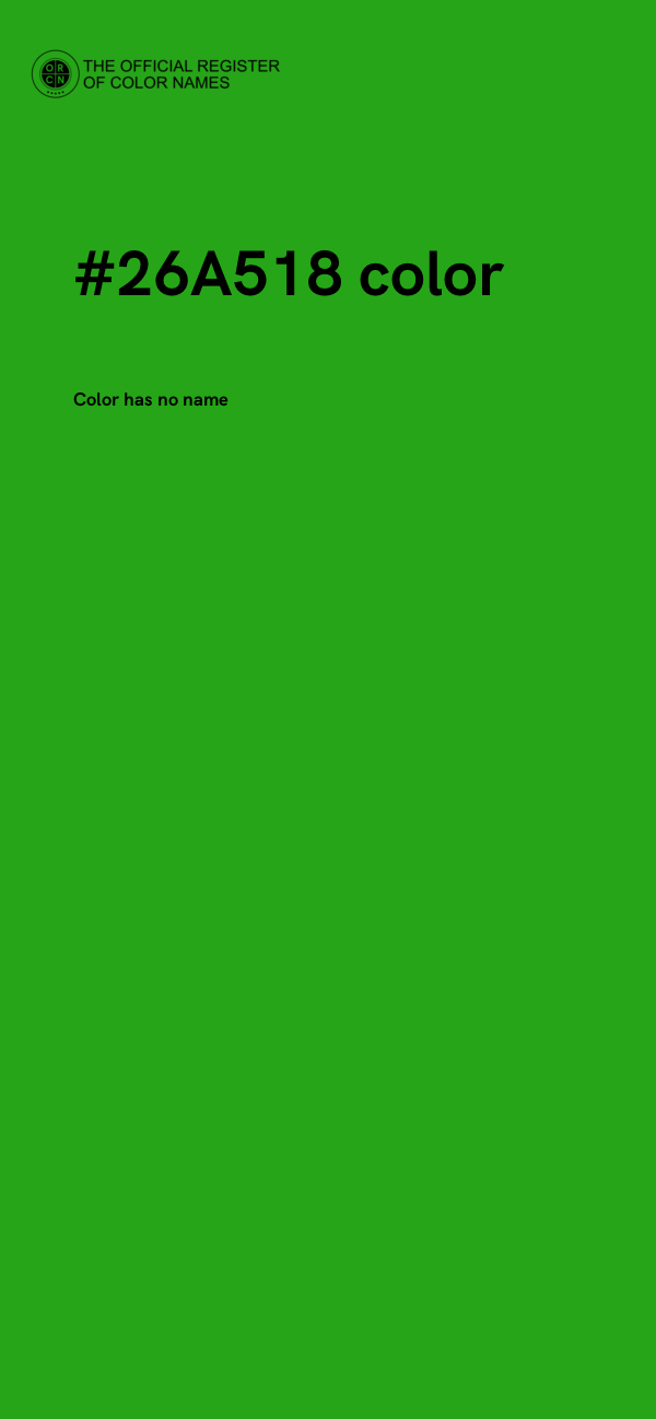 #26A518 color image