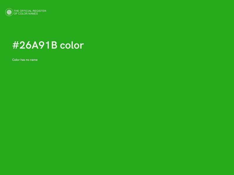 #26A91B color image