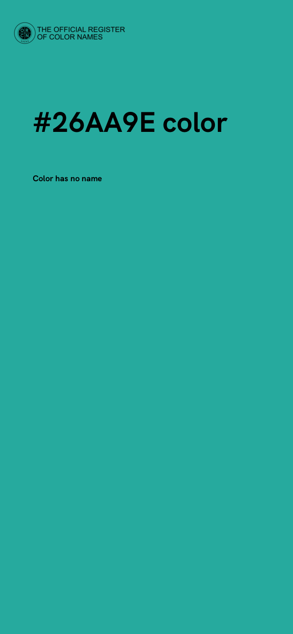 #26AA9E color image