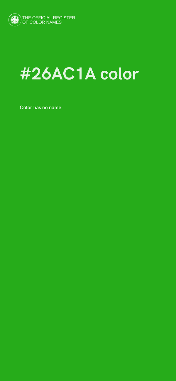 #26AC1A color image