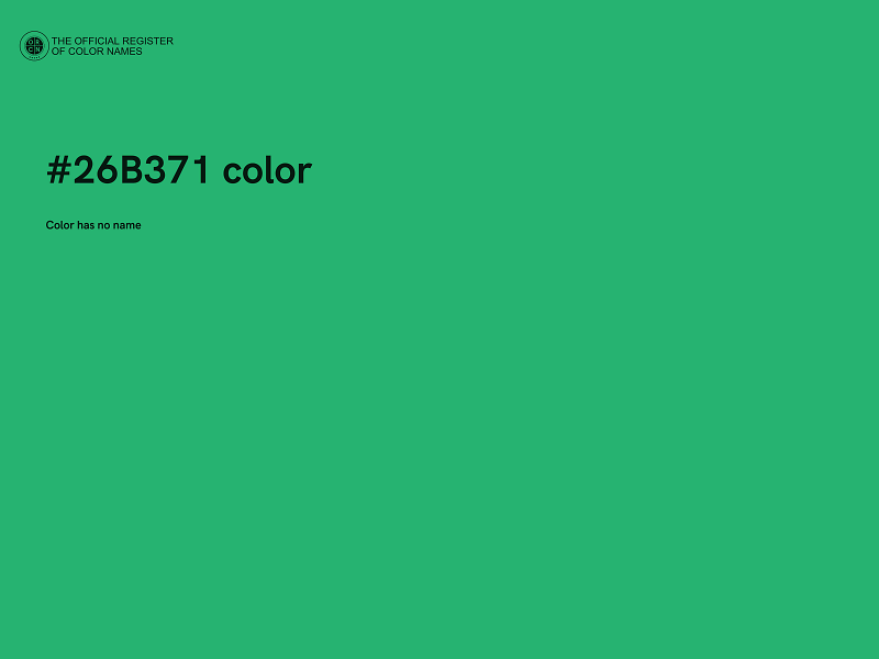 #26B371 color image