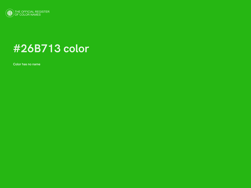 #26B713 color image