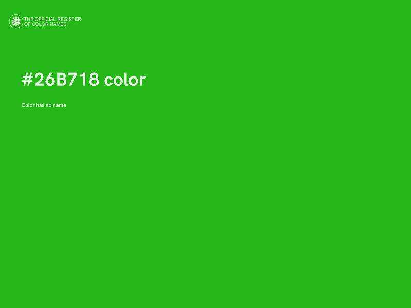 #26B718 color image