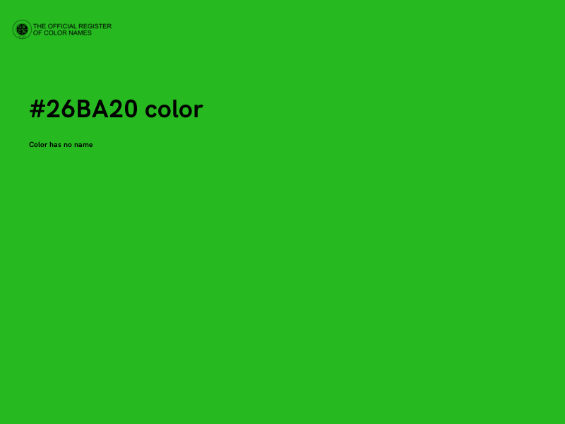 #26BA20 color image