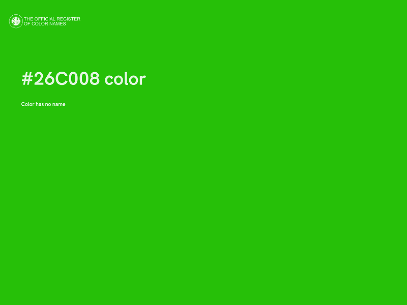 #26C008 color image