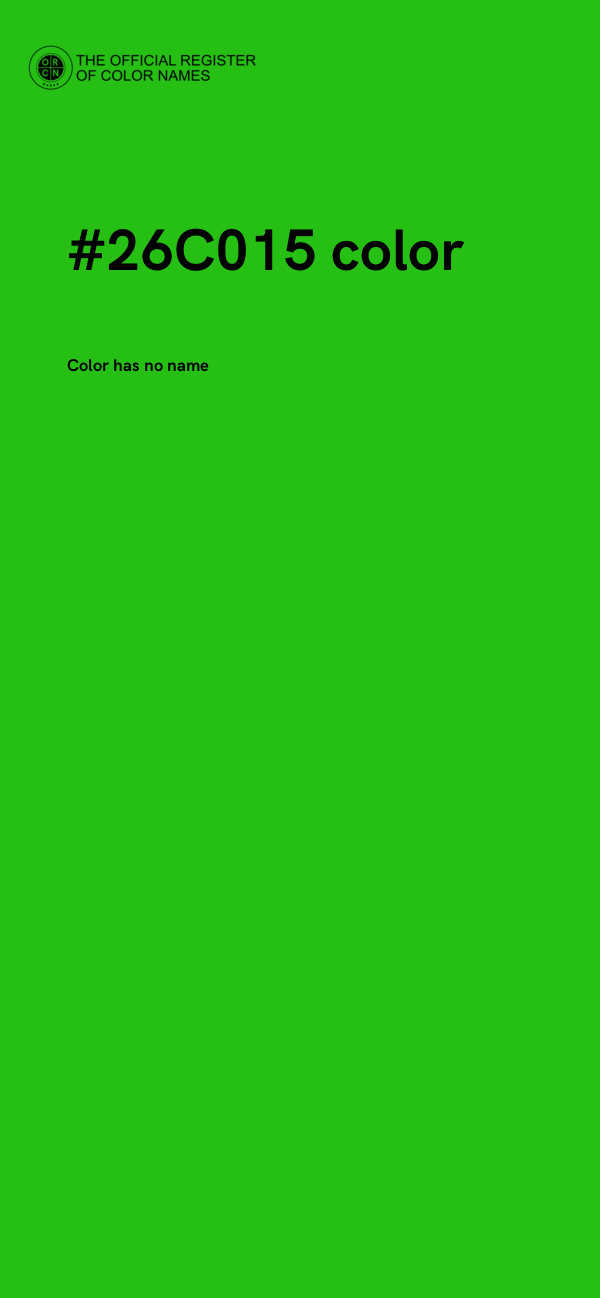 #26C015 color image