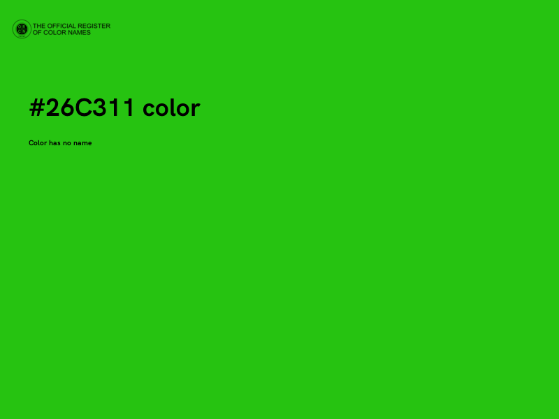 #26C311 color image