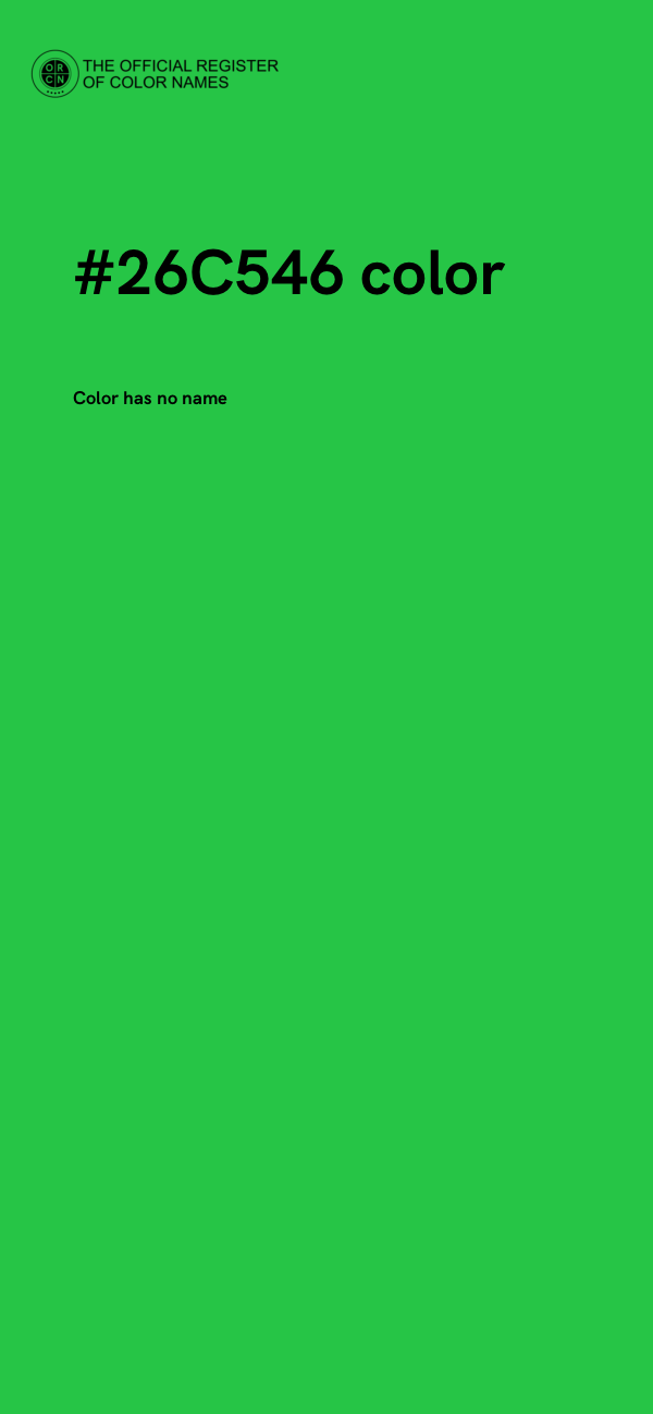 #26C546 color image