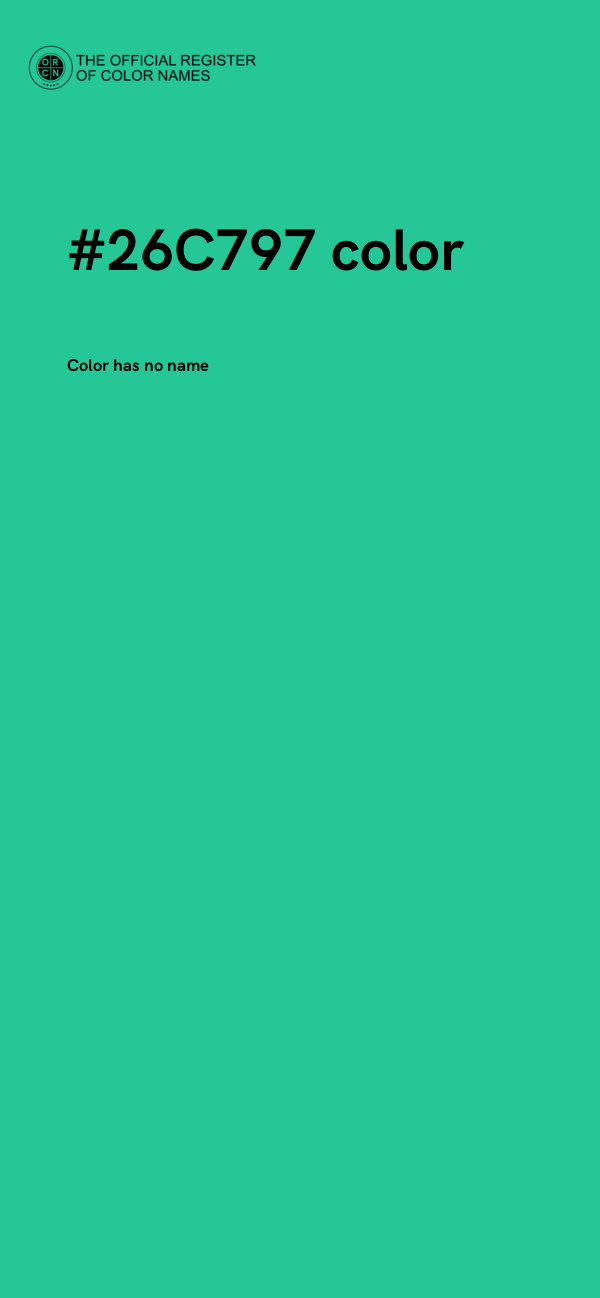 #26C797 color image