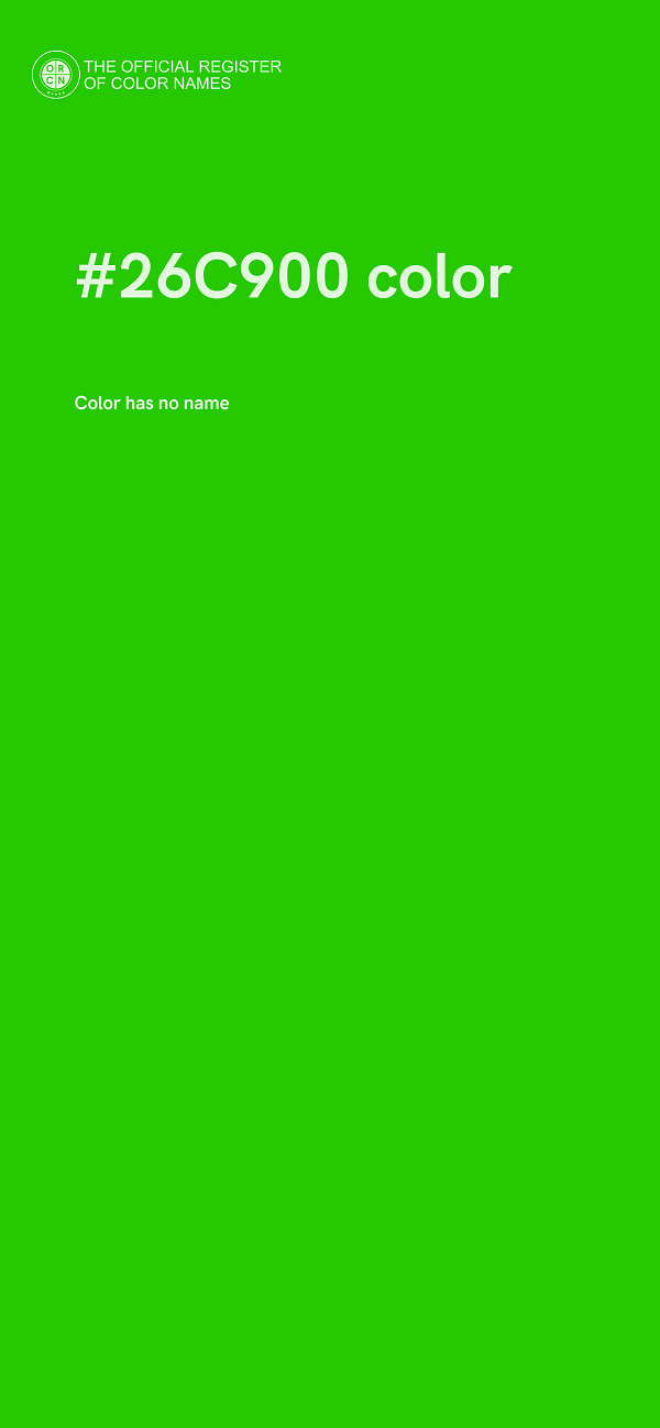 #26C900 color image