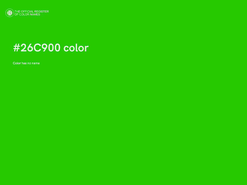 #26C900 color image
