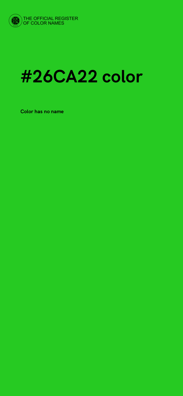 #26CA22 color image