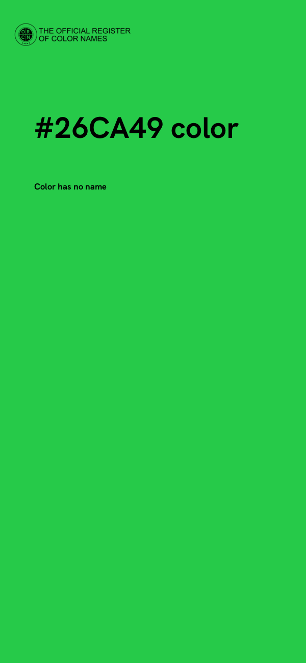 #26CA49 color image