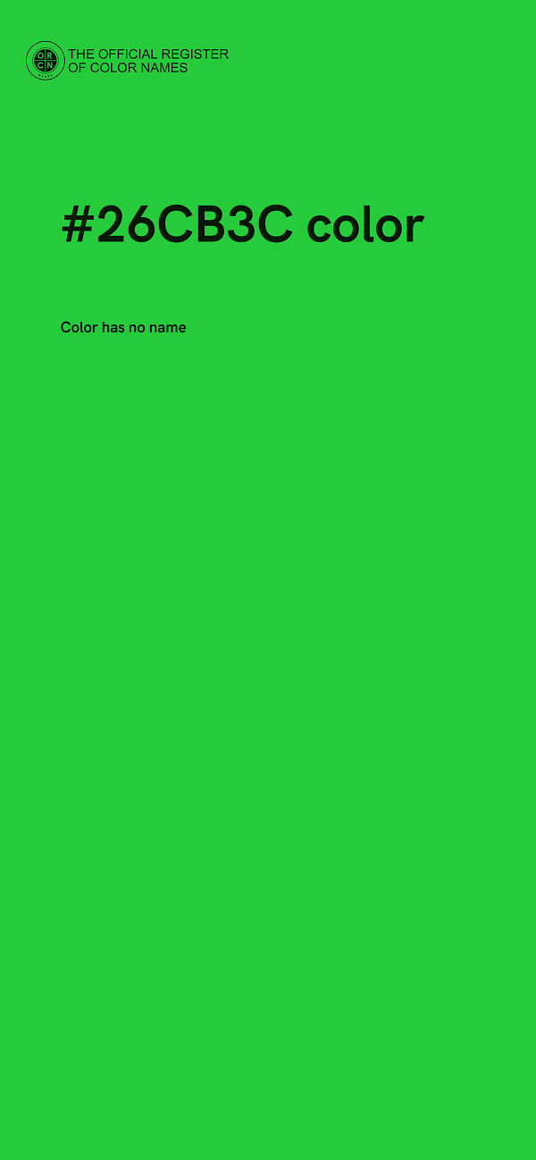 #26CB3C color image