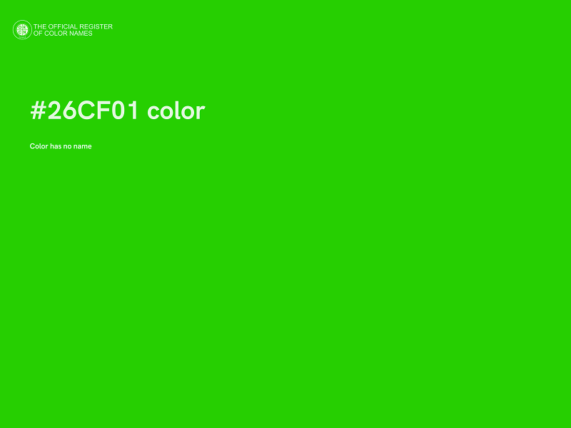 #26CF01 color image