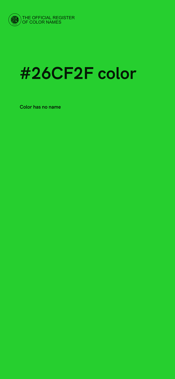 #26CF2F color image