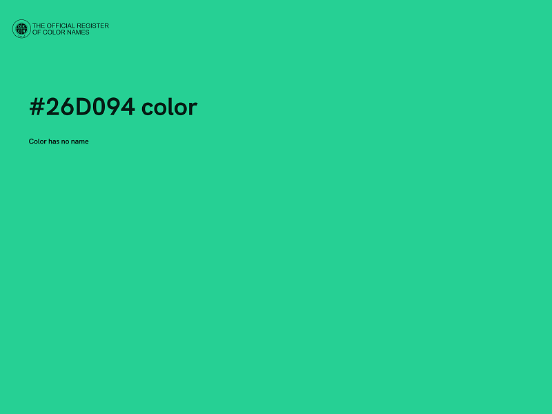 #26D094 color image