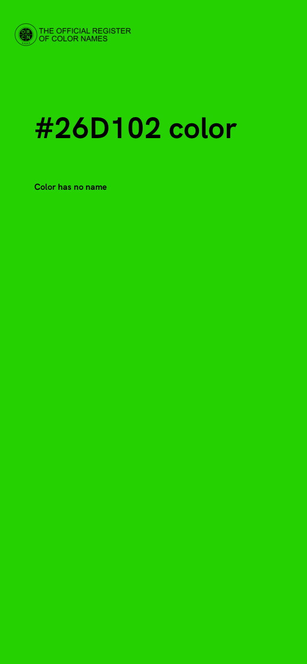 #26D102 color image