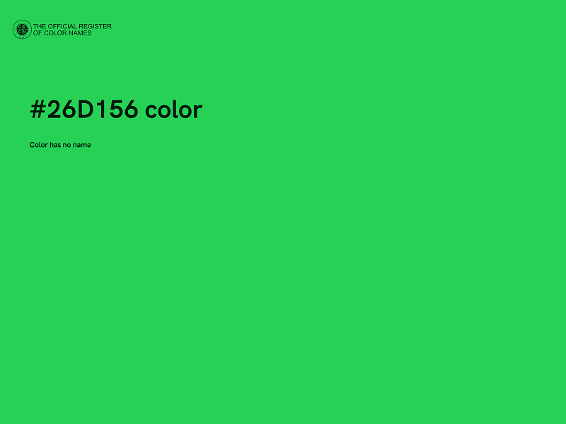 #26D156 color image