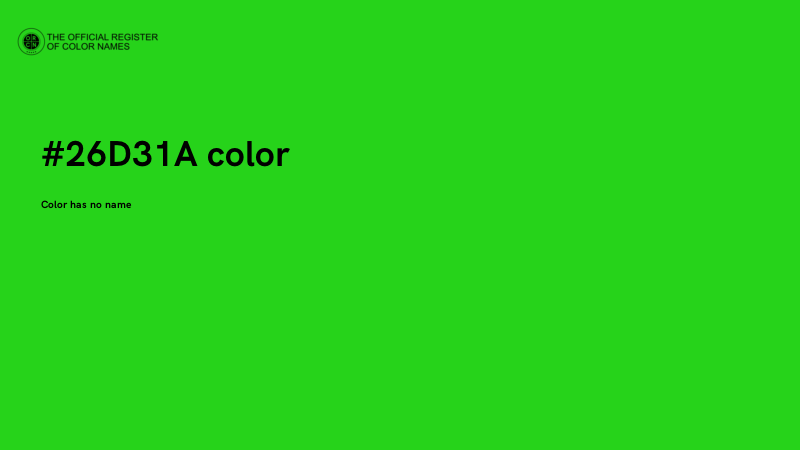#26D31A color image