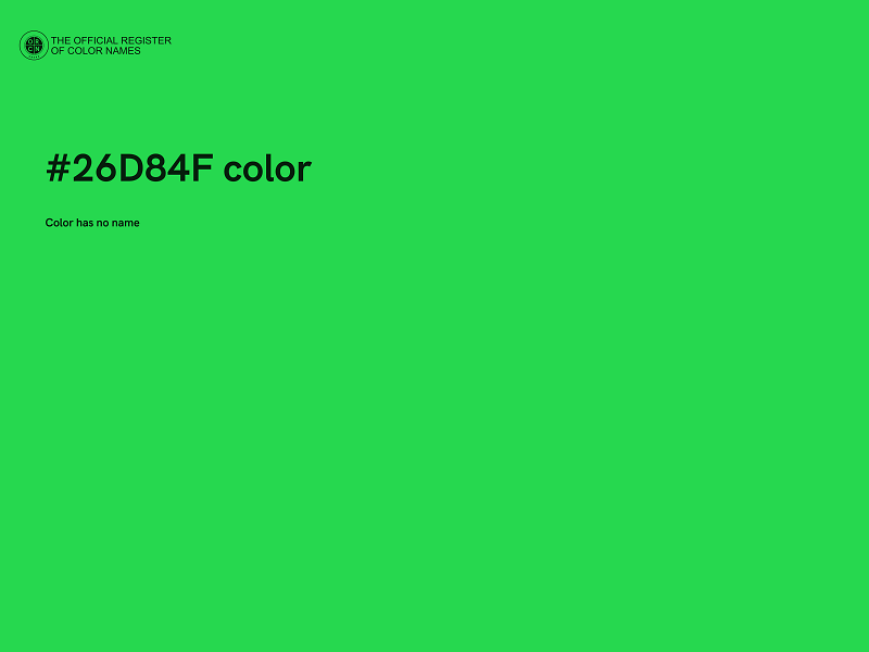 #26D84F color image