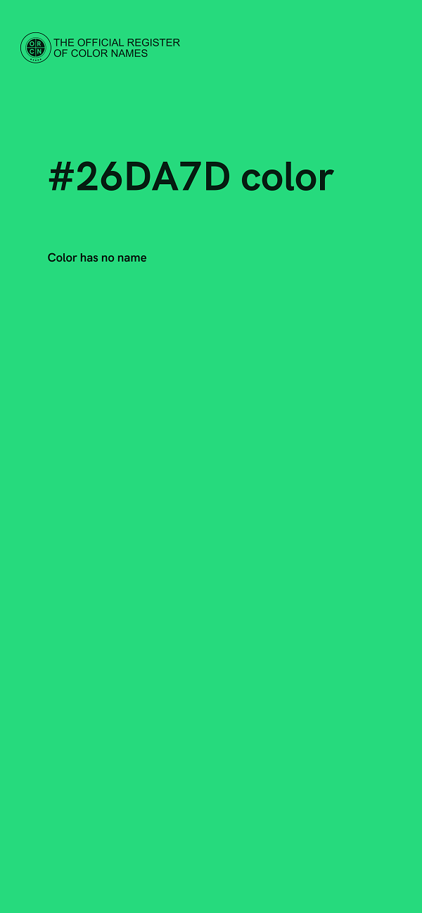 #26DA7D color image