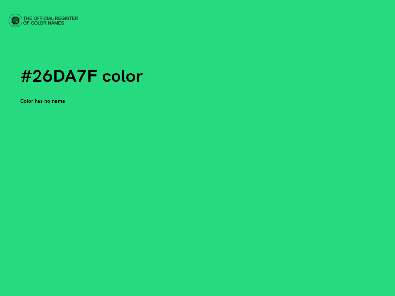#26DA7F color image