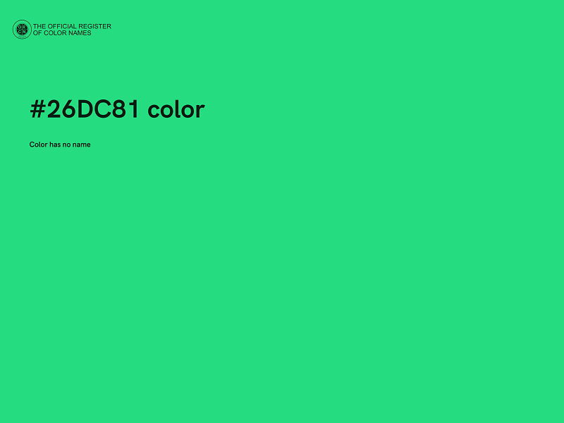 #26DC81 color image