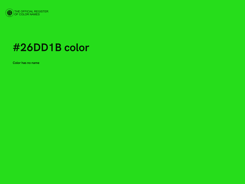 #26DD1B color image