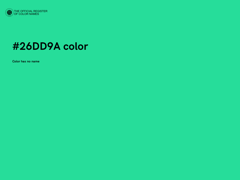 #26DD9A color image