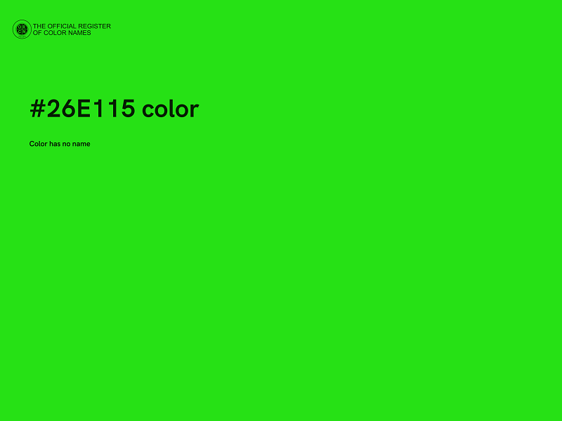 #26E115 color image