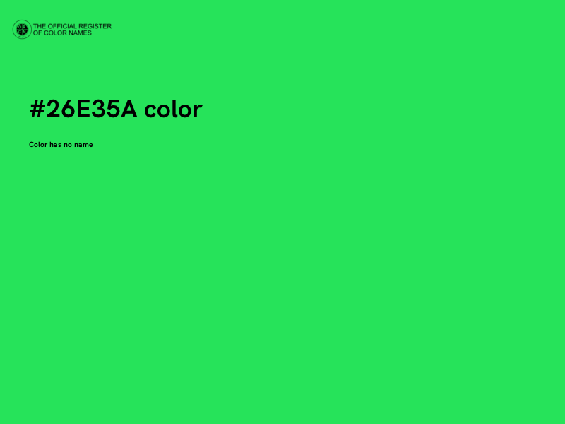 #26E35A color image