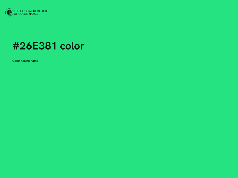 #26E381 color image