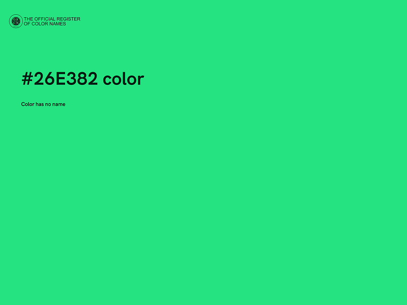 #26E382 color image