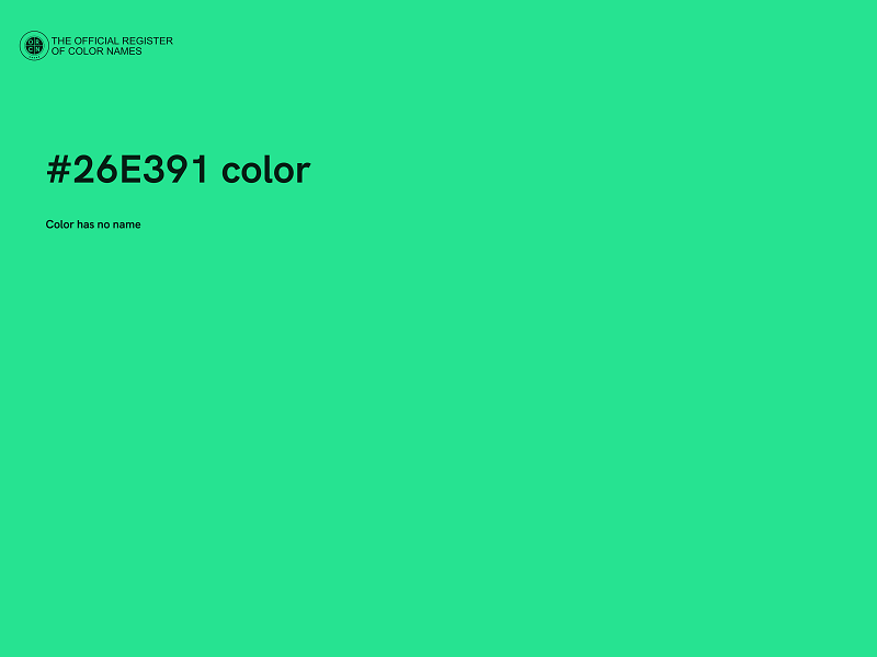 #26E391 color image