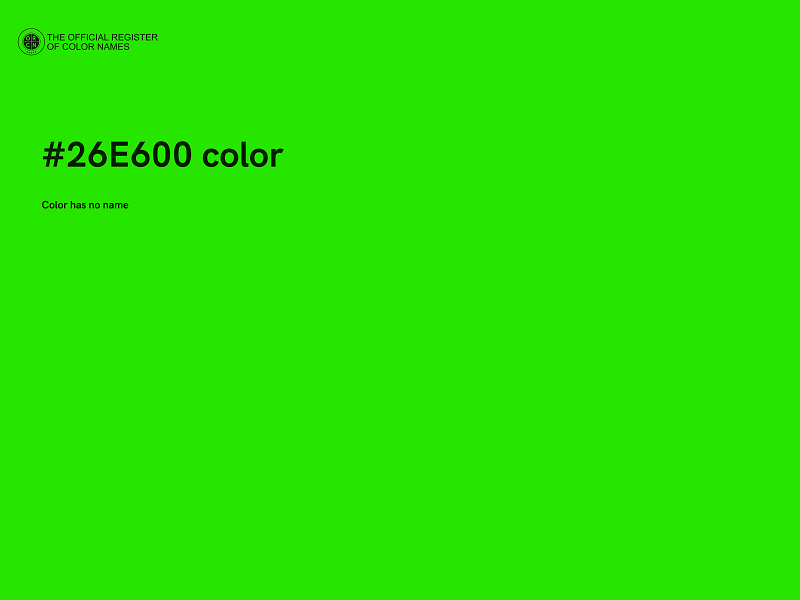 #26E600 color image