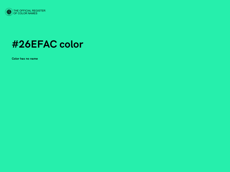 #26EFAC color image