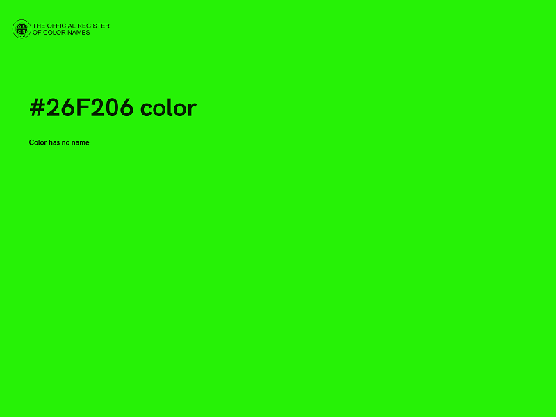 #26F206 color image