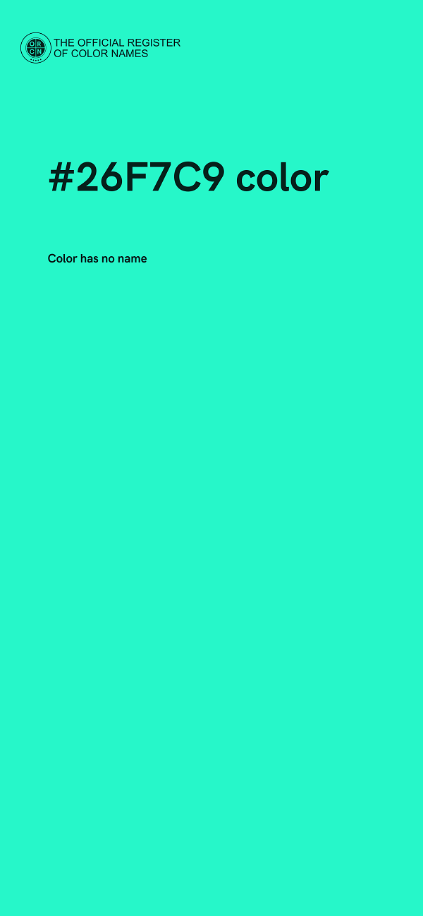 #26F7C9 color image